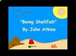 Being Shellfish.  Introducing Finney the Shark!